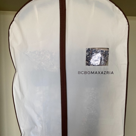 BCBG MaxAzria Kai Printed Silk Metallic Strapless - Picture 6 of 6